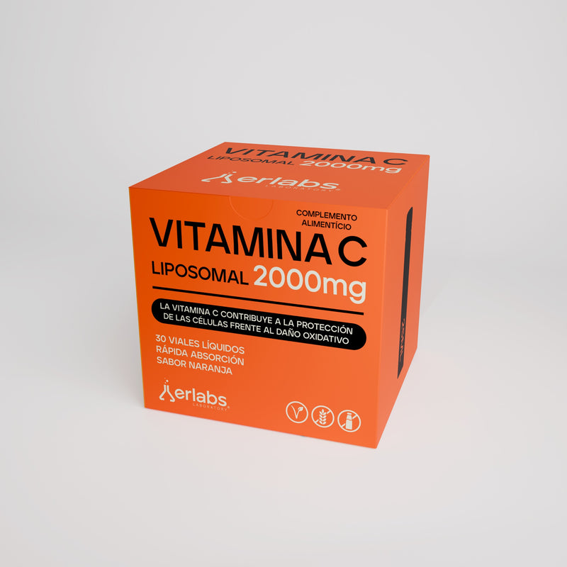 Caja de Vitamina C Liposomal 2000mg, 30 viales de 25 ml, de VitaminaC.es by ERLABS